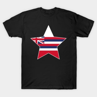 Hawaii State Flag Star T-Shirt